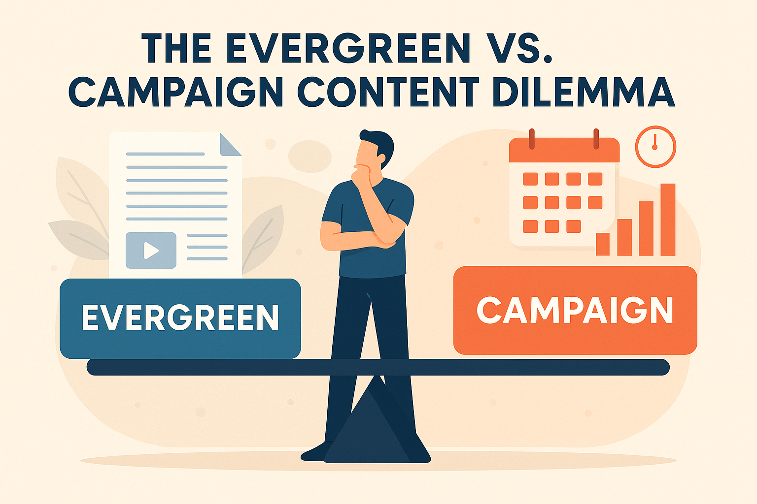 Evergreen Content vs Campaign Content: What’s the Right Mix?