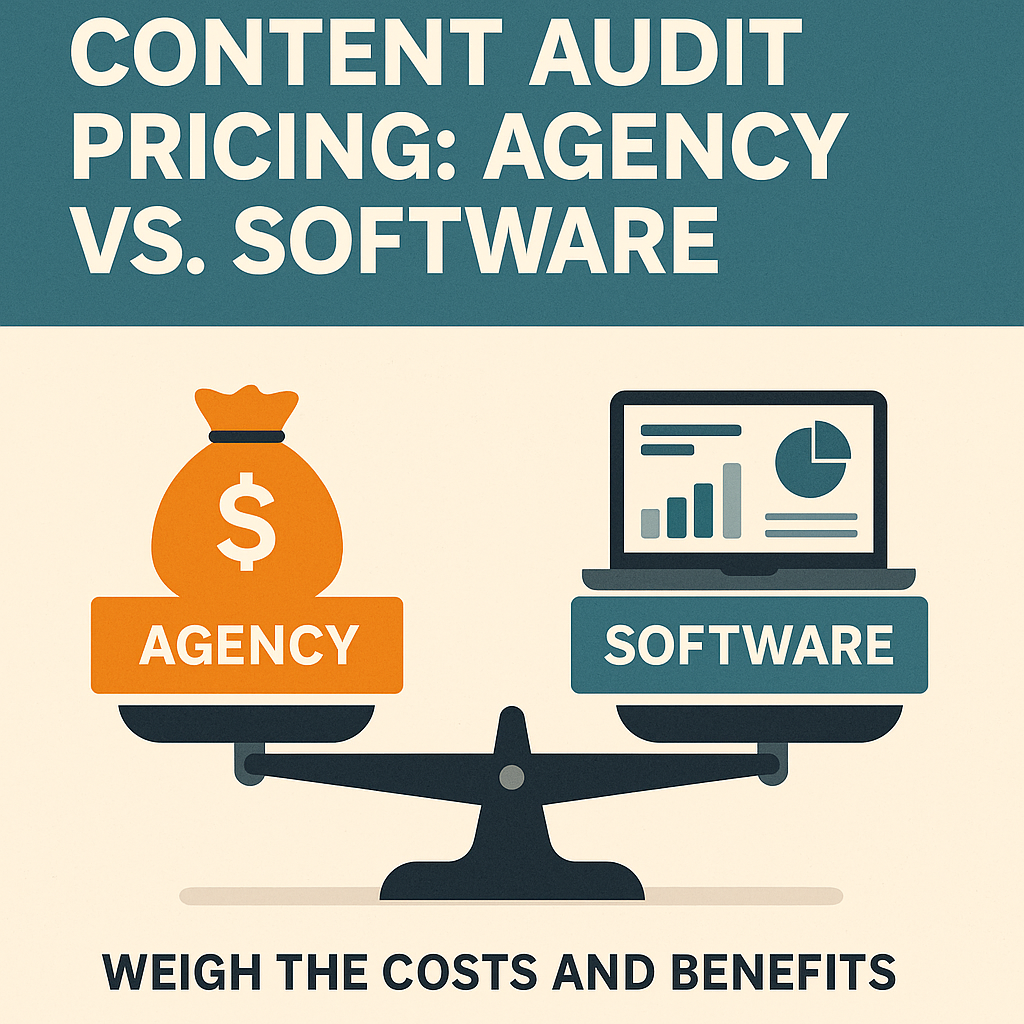 Agency vs Software: The True Cost of a B2B Content Audit