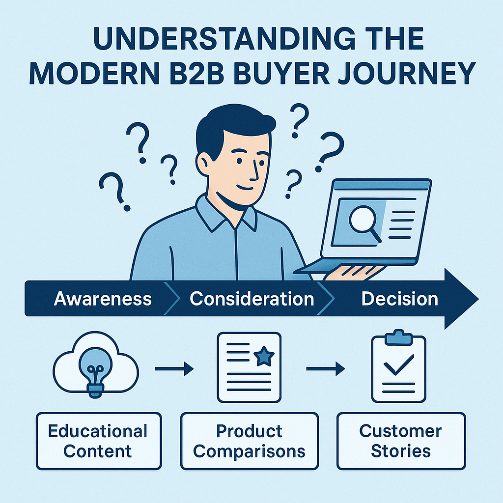 Mapping Content to the B2B Buyer Journey: A Strategic Framework for Content Marketers